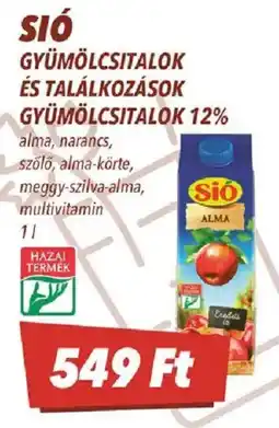 CBA Sió gyümölcsitalok ajánlat