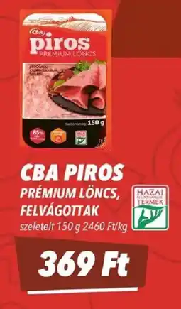 CBA Cba piros prémium lőncs ajánlat