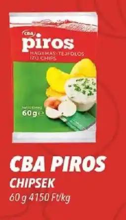 CBA Cba piros chipsek ajánlat