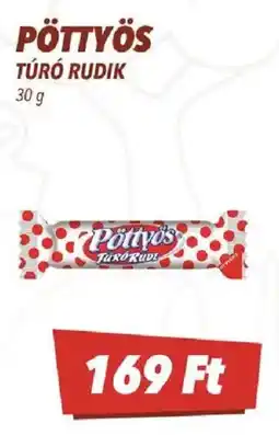 CBA Pöttvös túró rudik ajánlat