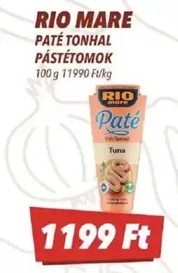 CBA Rio mare paté tonhal pástétomok ajánlat