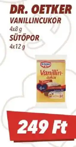 CBA Dr. Oetker vanillincukor ajánlat