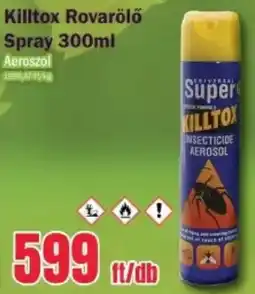 FullDiszkont Killtox rovarölő spray ajánlat