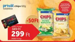 PRIVÁT Privat chips ajánlat