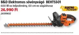 Bauhaus B&D elektromos sövényvágó ajánlat