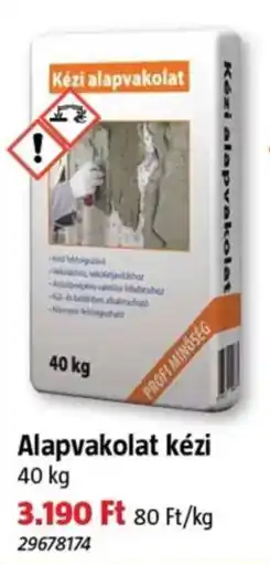 Bauhaus Kézi alapvakolat ajánlat