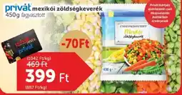 PRIVÁT Privat mexikói zöldségkeverék ajánlat