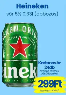 Magnetic Heineken sör ajánlat