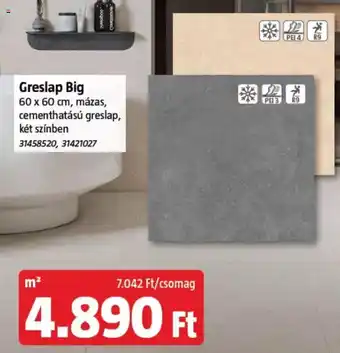 Bauhaus Greslap Big ajánlat
