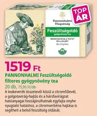 Pannonhalmi Feszültségoldó filteres gyógy növény tea