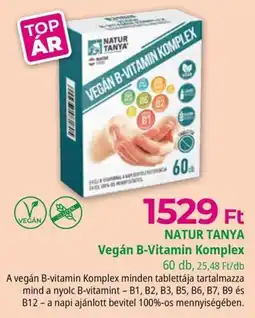 Herbaház Natur tanya vegán b-vitamin komplex ajánlat