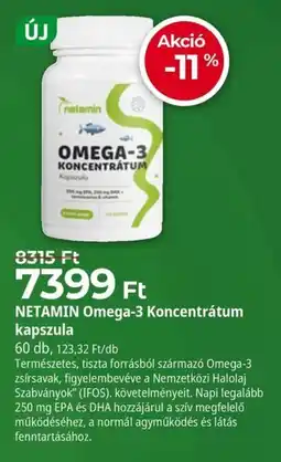 Herbaház Netamin omega-3 koncentrátum ajánlat