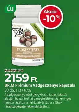 Herbaház Dr.m prémium vadgesztenye kapszula ajánlat