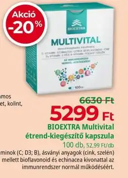Herbaház Bioextra multivital ajánlat