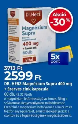 Herbaház Dr. Herz magnézium supra ajánlat
