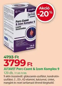Herbaház Jutavit porc-csont & izom komplex 9 ajánlat