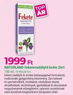Herbaház Naturland feketenadálytó krém 2in1 ajánlat