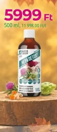 Herbaház hepa detox ajánlat
