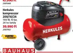 Bauhaus Herkules kompresszor 200/10/24 ajánlat