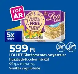 Herbaház Lea Life Gluténmentes ostyaszelet ajánlat