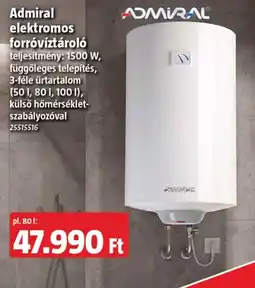 Bauhaus Admiral elektromos forróvíztároló ajánlat