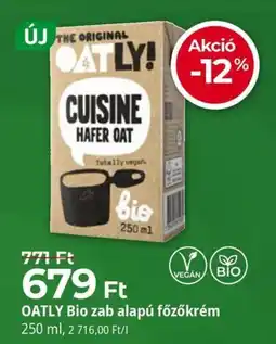 Herbaház Oatly bio zab alapú főzőkrém ajánlat