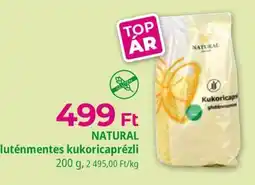 Herbaház Natural luténmentes kukoricaprézli ajánlat