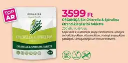 Herbaház Organica bio chlorella & spirulina tabletta ajánlat
