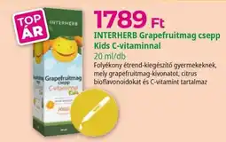 Herbaház Interherb grapefruitmag csepp kids c-vitaminnal ajánlat