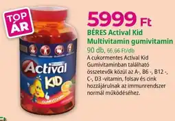 Herbaház Béres actival kid multivitamin gumivitamin ajánlat