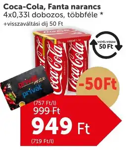 PRIVÁT Coca-Cola, Fanta narancs ajánlat