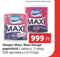 PRIVÁT Ooops! Maxi, Maxi Design papírtörlő ajánlat