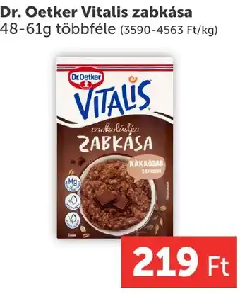 Dr Oetker vitalis zabkása