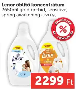 PRIVÁT Lenor öblítő koncentrátum ajánlat