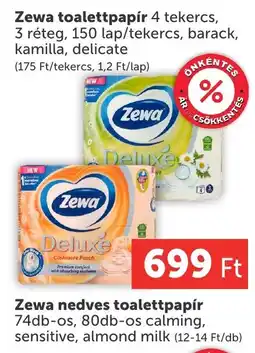 PRIVÁT Zewa toalettpapír ajánlat