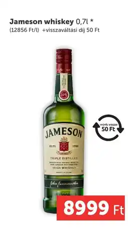 PRIVÁT Jameson whiskey ajánlat