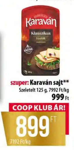 Coop Karaván Sajt ajánlat