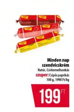Coop Minden nap szendvicskrém ajánlat