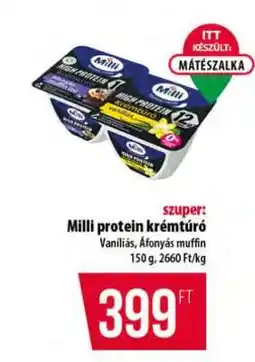Coop Milli protein krémtúró ajánlat