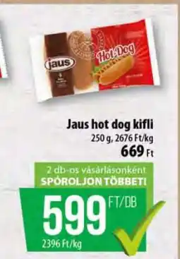Coop Jaus Hot-dog kifli ajánlat