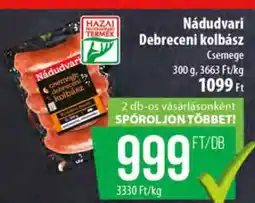 Coop Nádudvari debreceni kolbász ajánlat