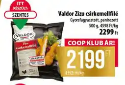 Coop VALDOR Zizu csirkemellfilé ajánlat