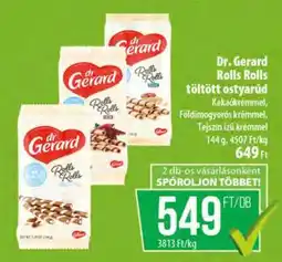 Coop Dr. Gerard Rolls Rolls töltött ostyarúd ajánlat