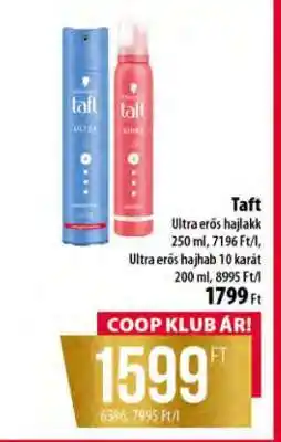 Coop Taft Ultra erős hajlakk ajánlat