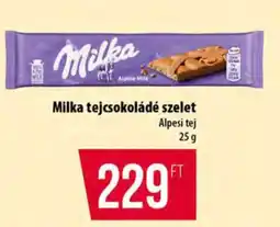 Coop Milka tejcsokoládé szelet ajánlat
