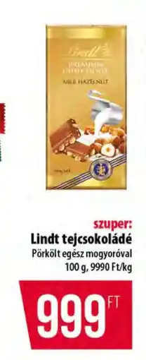 Coop Lindt tejcsokoládé ajánlat