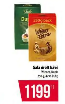 Coop Gala őrölt kávé ajánlat