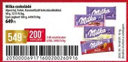 Coop MILKA Csokoládé ajánlat