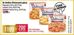 Coop DR. OETKER Ristorante pizza ajánlat