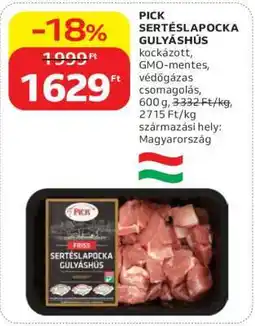 Auchan PICK Sertéslapocka Gulyáshús ajánlat